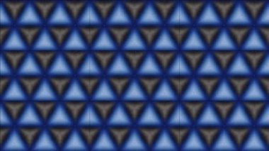 Siyah ve beyaz monokrom soyut sanat video animasyonu gerçeküstü uzaylı fraktal kaleydoskopik anahat çiçek kristal simetri yapısı dönüşüm değişim sürecinde 