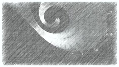 Siyah ve beyaz monokrom soyut sanat video animasyonu gerçeküstü uzaylı fraktal kaleydoskopik anahat çiçek kristal simetri yapısı dönüşüm değişim sürecinde 