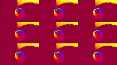 Soyut Bilgisayar Fraktal Tasarımı. Fraktal hiç bitmeyen bir desen. Fraktallar, farklı ölçeklerde kendine benzeyen sonsuz derecede karmaşık kalıplardır. TV duvar efekti.