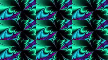 Soyut Bilgisayar Fraktal Tasarımı. Fraktal hiç bitmeyen bir desen. Fraktallar, farklı ölçeklerde kendine benzeyen sonsuz derecede karmaşık kalıplardır. TV duvar efekti.