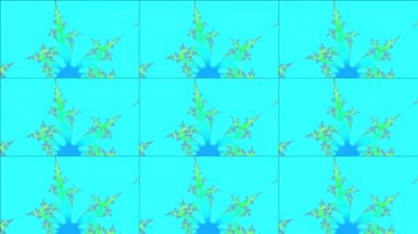 Soyut Bilgisayar Fraktal Tasarımı. Fraktal hiç bitmeyen bir desen. Fraktallar, farklı ölçeklerde kendine benzeyen sonsuz derecede karmaşık kalıplardır. TV duvar efekti.