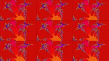 Soyut Bilgisayar Fraktal Tasarımı. Fraktal hiç bitmeyen bir desen. Fraktallar, farklı ölçeklerde kendine benzeyen sonsuz derecede karmaşık kalıplardır. TV duvar efekti.