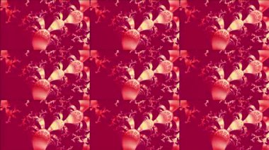 Soyut Bilgisayar Fraktal Tasarımı. Fraktal hiç bitmeyen bir desen. Fraktallar, farklı ölçeklerde kendine benzeyen sonsuz derecede karmaşık kalıplardır. TV duvar efekti.