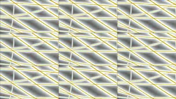 Abstraktes Computer Generiertes Fraktal Design Ein Fraktal Ist Ein Endloses — Stockvideo