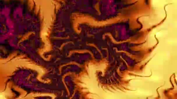 Анімація Грубого Ескізу Пофарбованому Тлі Стиль Doodle Який Слід Накласти — стокове відео