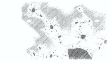 Boyanmış bir arka planda kabataslak ve çizim animasyonu. Şarjörün üstüne yerleştirmek için Doodle tarzı. Yüksek kalite sanat videosu oluşturma. Filtre için stok hareket ögesi. Arızalı piksel etkisi.