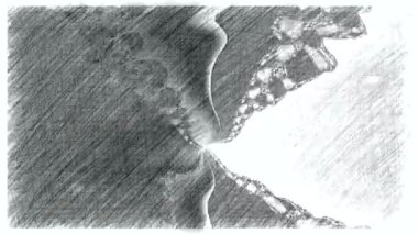 Boyanmış bir arka planda kabataslak ve çizim animasyonu. Şarjörün üstüne yerleştirmek için Doodle tarzı. Yüksek kalite sanat videosu oluşturma. Filtre için stok hareket ögesi. Arızalı piksel etkisi.