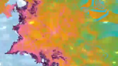 Boyanmış bir arka planda kabataslak ve çizim animasyonu. Şarjörün üstüne yerleştirmek için Doodle tarzı. Yüksek kalite sanat videosu oluşturma. Filtre için stok hareket ögesi. Arızalı piksel etkisi.