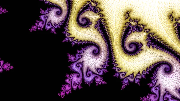 Абстрактный Фрактальный Фон Бесконечное Вселенское Компьютерное Сгенерированное Изображение Красивый Абстрактный — стоковое фото