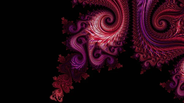 Streszczenie Fraktalnego Tła Nieskończony Komputer Wszechświata Generuje Obraz Piękne Abstrakcyjne — Zdjęcie stockowe