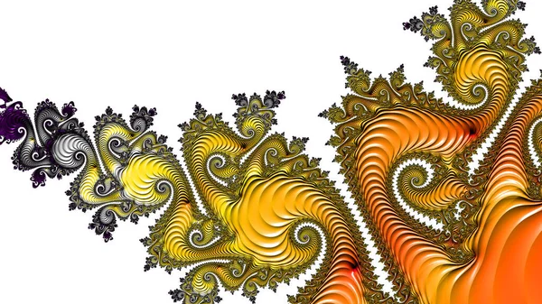 Streszczenie Fraktalnego Tła Nieskończony Komputer Wszechświata Generuje Obraz Piękne Abstrakcyjne — Zdjęcie stockowe