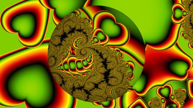 Soyut fraktal arkaplan Sonsuz evren bilgisayar tarafından oluşturulmuş görüntü. Duvar kağıdı, albüm, poster ve kitapçık için güzel soyut bir arkaplan. Yaratıcı grafik tasarımı için fraktal dijital grafikler. 