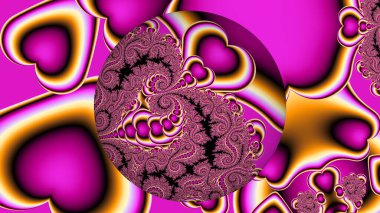 Soyut fraktal arkaplan Sonsuz evren bilgisayar tarafından oluşturulmuş görüntü. Duvar kağıdı, albüm, poster ve kitapçık için güzel soyut bir arkaplan. Yaratıcı grafik tasarımı için fraktal dijital grafikler. 