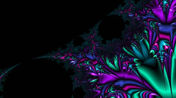 Abstract Fractal Background Oneindige Universum Computer Gegenereerd Beeld Mooie Abstracte — Stockfoto