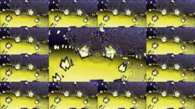 Soyut Bilgisayar Fraktal Tasarımı. Fraktal hiç bitmeyen bir desen. Fraktallar, farklı ölçeklerde kendine benzeyen sonsuz derecede karmaşık kalıplardır. Televizyon duvar efekti. Arıza efekti.