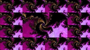 Soyut Bilgisayar Fraktal Tasarımı. Fraktal hiç bitmeyen bir desen. Fraktallar, farklı ölçeklerde kendine benzeyen sonsuz derecede karmaşık kalıplardır. Televizyon duvar efekti. Arıza efekti.
