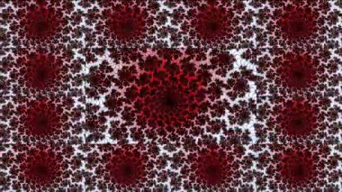 Soyut Bilgisayar Fraktal Tasarımı. Fraktal hiç bitmeyen bir desen. Fraktallar, farklı ölçeklerde kendine benzeyen sonsuz derecede karmaşık kalıplardır. Televizyon duvar efekti. Arıza efekti.