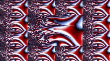 Soyut Bilgisayar Fraktal Tasarımı. Fraktal hiç bitmeyen bir desen. Fraktallar, farklı ölçeklerde kendine benzeyen sonsuz derecede karmaşık kalıplardır. Televizyon duvar efekti. Arıza efekti.