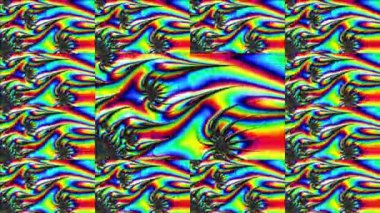 Soyut Bilgisayar Fraktal Tasarımı. Fraktal hiç bitmeyen bir desen. Fraktallar, farklı ölçeklerde kendine benzeyen sonsuz derecede karmaşık kalıplardır. Televizyon duvar efekti. Arıza efekti.