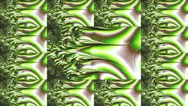 Αφηρημένος Υπολογιστής Που Δημιουργείται Fractal Σχεδιασμός Φράκταλ Είναι Ένα Ατέρμονο — Αρχείο Βίντεο