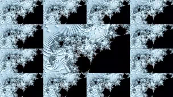 Abstract Computer Generated Fractal Design Fractal Never Ending Pattern Fractals — Stock Video