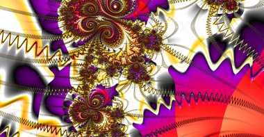 Soyut Bilgisayar Fraktal Tasarımı. Fraktal hiç bitmeyen bir desen. Fraktallar, farklı ölçeklerde kendine benzeyen sonsuz derecede karmaşık kalıplardır. Cep telefonu duvar kağıdı için harika.