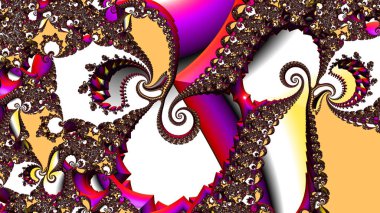 Soyut Bilgisayar Fraktal Tasarımı. Fraktal hiç bitmeyen bir desen. Fraktallar, farklı ölçeklerde kendine benzeyen sonsuz derecede karmaşık kalıplardır. Cep telefonu duvar kağıdı için harika.