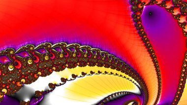 Soyut Bilgisayar Fraktal Tasarımı. Fraktal hiç bitmeyen bir desen. Fraktallar, farklı ölçeklerde kendine benzeyen sonsuz derecede karmaşık kalıplardır. Cep telefonu duvar kağıdı için harika.