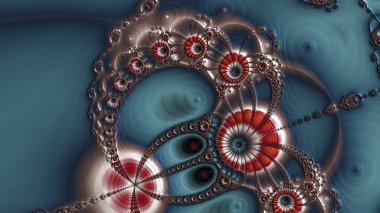 Soyut Bilgisayar Fraktal Tasarımı. Fraktal hiç bitmeyen bir desen. Fraktallar, farklı ölçeklerde kendine benzeyen sonsuz derecede karmaşık kalıplardır. Cep telefonu duvar kağıdı için harika.