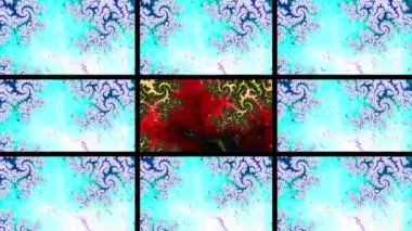 Soyut Bilgisayar Fraktal Tasarımı. Fraktal hiç bitmeyen bir desen. Fraktallar, farklı ölçeklerde kendine benzeyen sonsuz derecede karmaşık kalıplardır. Cep telefonu duvar kağıdı için harika.