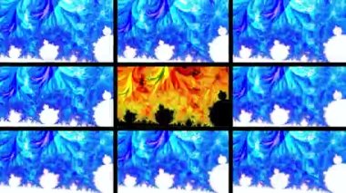 Soyut Bilgisayar Fraktal Tasarımı. Fraktal hiç bitmeyen bir desen. Fraktallar, farklı ölçeklerde kendine benzeyen sonsuz derecede karmaşık kalıplardır. Cep telefonu duvar kağıdı için harika.