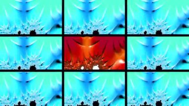 Soyut Bilgisayar Fraktal Tasarımı. Fraktal hiç bitmeyen bir desen. Fraktallar, farklı ölçeklerde kendine benzeyen sonsuz derecede karmaşık kalıplardır. Cep telefonu duvar kağıdı için harika.