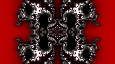 Soyut Bilgisayar Fraktal Tasarımı. Fraktal hiç bitmeyen bir desen. Fraktallar, farklı ölçeklerde kendine benzeyen sonsuz derecede karmaşık kalıplardır. Cep telefonu duvar kağıdı için harika.