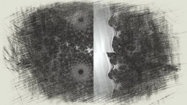 Soyut Bilgisayar Fraktal Tasarımı. Fraktal hiç bitmeyen bir desen. Fraktallar, farklı ölçeklerde kendine benzeyen sonsuz derecede karmaşık kalıplardır. Cep telefonu duvar kağıdı için harika.