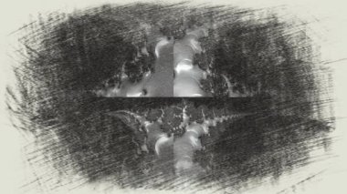 Soyut Bilgisayar Fraktal Tasarımı. Fraktal hiç bitmeyen bir desen. Fraktallar, farklı ölçeklerde kendine benzeyen sonsuz derecede karmaşık kalıplardır. Cep telefonu duvar kağıdı için harika.