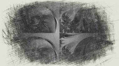 Soyut Bilgisayar Fraktal Tasarımı. Fraktal hiç bitmeyen bir desen. Fraktallar, farklı ölçeklerde kendine benzeyen sonsuz derecede karmaşık kalıplardır. Cep telefonu duvar kağıdı için harika.