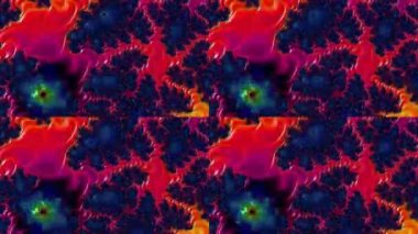 Soyut Bilgisayar Fraktal Tasarımı. Fraktal hiç bitmeyen bir desen. Fraktallar, farklı ölçeklerde kendine benzeyen sonsuz derecede karmaşık kalıplardır. Cep telefonu duvar kağıdı için harika.