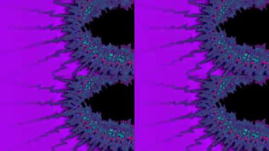 Soyut Bilgisayar Fraktal Tasarımı. Fraktal hiç bitmeyen bir desen. Fraktallar, farklı ölçeklerde kendine benzeyen sonsuz derecede karmaşık kalıplardır. Cep telefonu duvar kağıdı için harika.