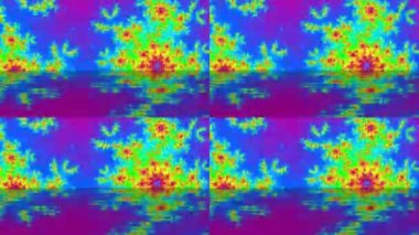 Soyut Bilgisayar Fraktal Tasarımı. Fraktal hiç bitmeyen bir desen. Fraktallar, farklı ölçeklerde kendine benzeyen sonsuz derecede karmaşık kalıplardır. Cep telefonu duvar kağıdı için harika.