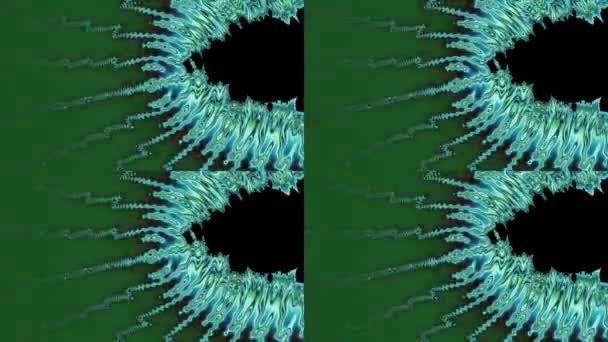 概要計算機によるフラクタル設計 分数は終わることのないパターンです 分数は さまざまなスケールで自己類似した無限に複雑なパターンです 携帯電話の壁紙のための素晴らしい — ストック動画