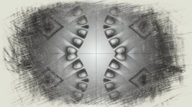 Soyut Bilgisayar Fraktal Tasarımı. Fraktal hiç bitmeyen bir desen. Fraktallar, farklı ölçeklerde kendine benzeyen sonsuz derecede karmaşık kalıplardır. Cep telefonu duvar kağıdı için harika.