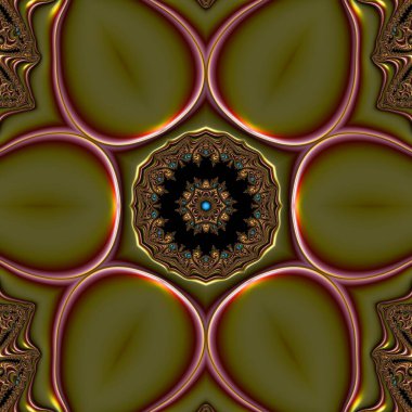 Soyut Bilgisayar Fraktal Tasarımı. Fraktal hiç bitmeyen bir desen. Fraktallar, farklı ölçeklerde kendine benzeyen sonsuz derecede karmaşık kalıplardır. Cep telefonu duvar kağıdı için harika.