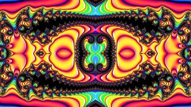 Soyut Bilgisayar Fraktal Tasarımı. Fraktal hiç bitmeyen bir desen. Fraktallar, farklı ölçeklerde kendine benzeyen sonsuz derecede karmaşık kalıplardır. Cep telefonu duvar kağıdı için harika.