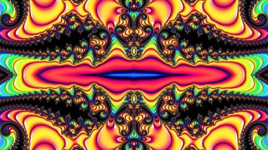 Soyut Bilgisayar Fraktal Tasarımı. Fraktal hiç bitmeyen bir desen. Fraktallar, farklı ölçeklerde kendine benzeyen sonsuz derecede karmaşık kalıplardır. Cep telefonu duvar kağıdı için harika.