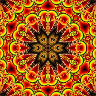 Soyut Bilgisayar Fraktal Tasarımı. Fraktal hiç bitmeyen bir desen. Fraktallar, farklı ölçeklerde kendine benzeyen sonsuz derecede karmaşık kalıplardır. Cep telefonu duvar kağıdı için harika.