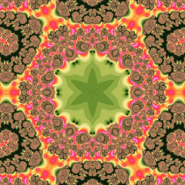 Soyut Bilgisayar Fraktal Tasarımı. Fraktal hiç bitmeyen bir desen. Fraktallar, farklı ölçeklerde kendine benzeyen sonsuz derecede karmaşık kalıplardır. Cep telefonu duvar kağıdı için harika.