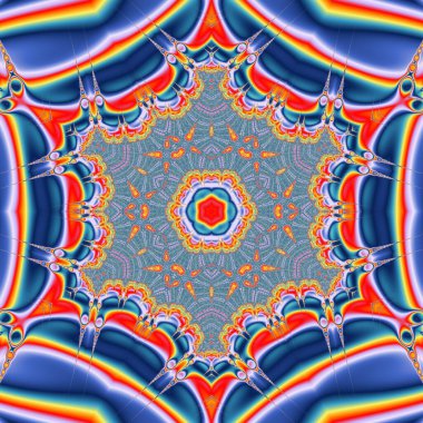 Soyut Bilgisayar Fraktal Tasarımı. Fraktal hiç bitmeyen bir desen. Fraktallar, farklı ölçeklerde kendine benzeyen sonsuz derecede karmaşık kalıplardır. Cep telefonu duvar kağıdı için harika.