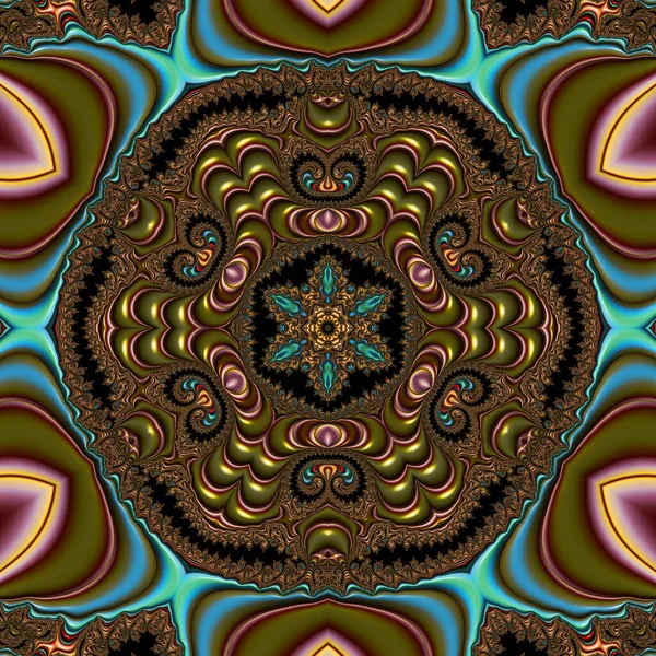 Soyut Bilgisayar Fraktal Tasarımı. Fraktal hiç bitmeyen bir desen. Fraktallar, farklı ölçeklerde kendine benzeyen sonsuz derecede karmaşık kalıplardır. Cep telefonu duvar kağıdı için harika.