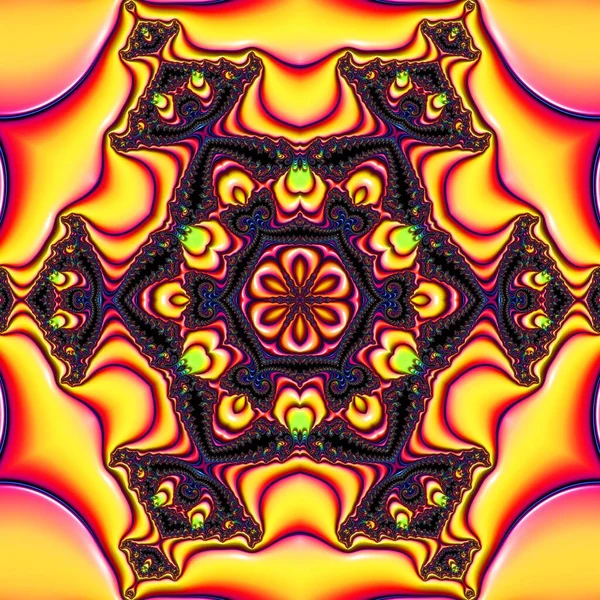 Soyut Bilgisayar Fraktal Tasarımı. Fraktal hiç bitmeyen bir desen. Fraktallar, farklı ölçeklerde kendine benzeyen sonsuz derecede karmaşık kalıplardır. Cep telefonu duvar kağıdı için harika.