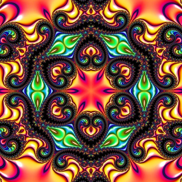 Soyut Bilgisayar Fraktal Tasarımı. Fraktal hiç bitmeyen bir desen. Fraktallar, farklı ölçeklerde kendine benzeyen sonsuz derecede karmaşık kalıplardır. Cep telefonu duvar kağıdı için harika.